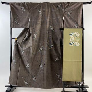 紬 身丈162cm 裄丈67.5cm 正絹 美品 秀品 【中古】(着物)