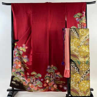 振袖 身丈159cm 裄丈65.5cm M 正絹 美品 秀品(着物)