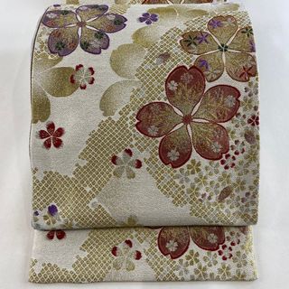 袋帯 美品 名品 六通 正絹 【中古】(帯)