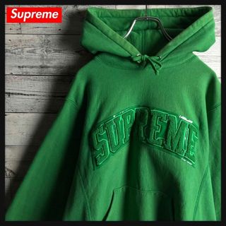 シュプリーム(Supreme)の【即完売】シュプリーム☆ パイルロゴ エナメルロゴ ワッペン 肉厚 パーカー(パーカー)