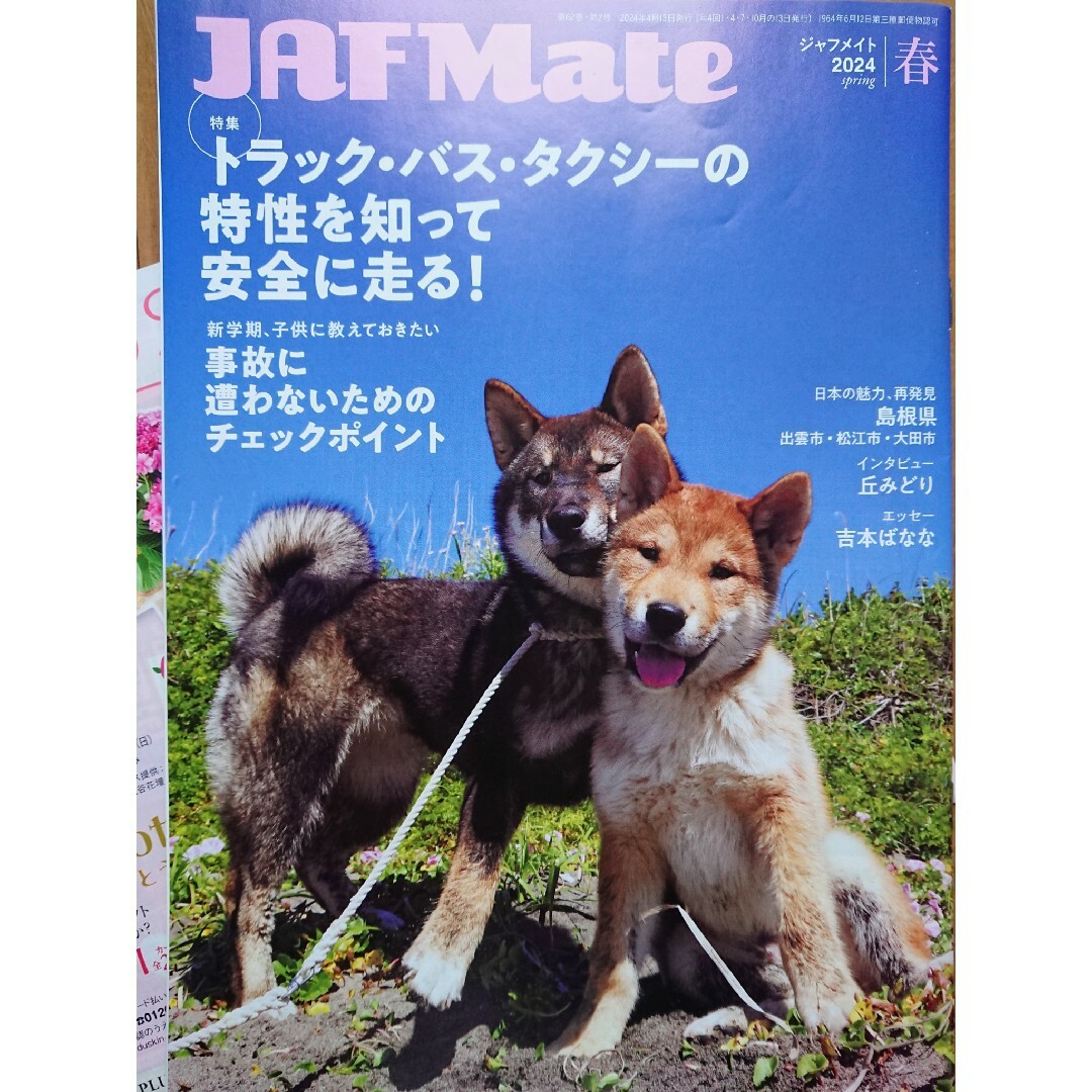 🚖JAF MATE ジャフメイト2024年春号 未使用クーポン付（全国・関西） エンタメ/ホビーの雑誌(車/バイク)の商品写真