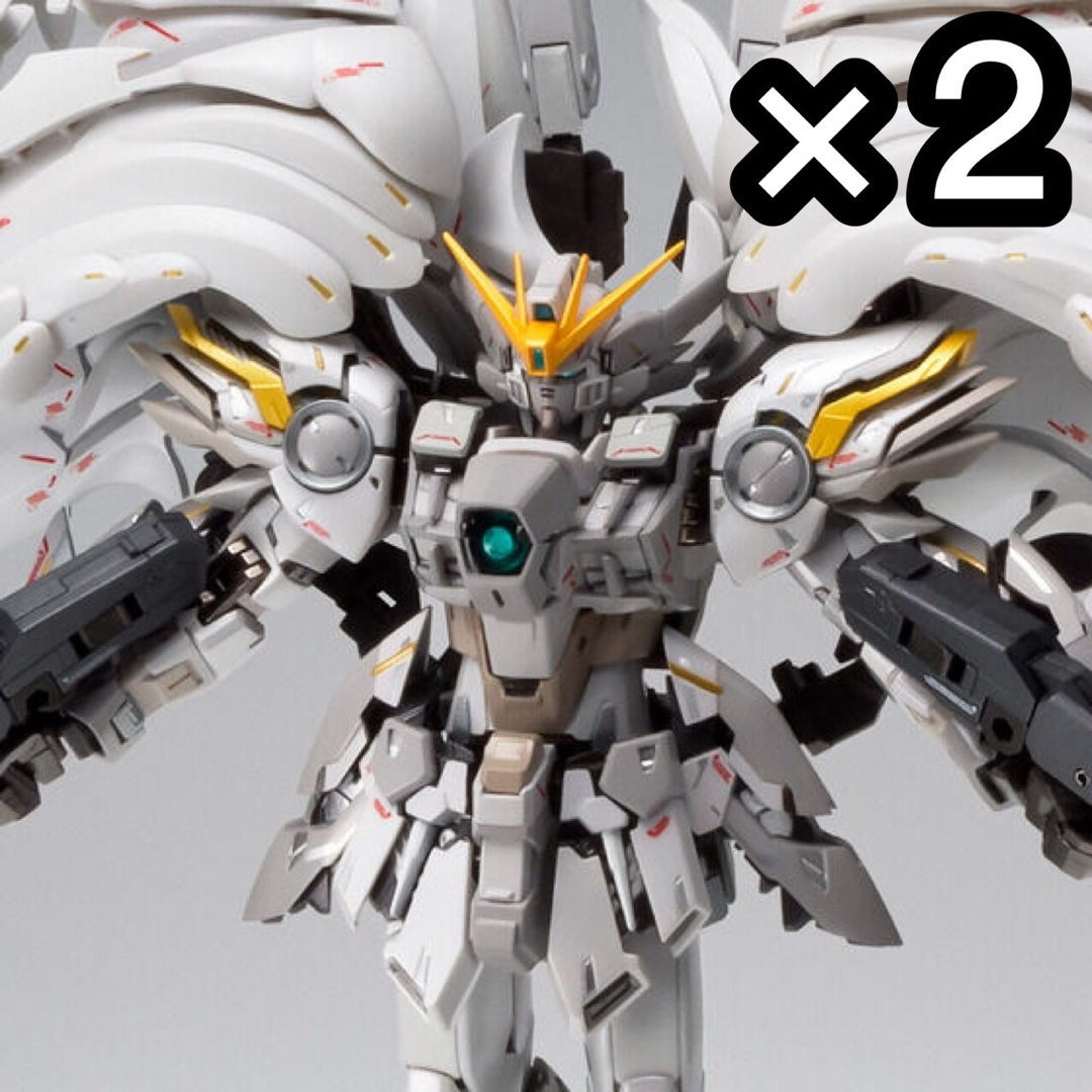 BANDAI(バンダイ)のMETAL COMPOSITE ウイングガンダムスノーホワイトプレリュード 2個 エンタメ/ホビーのフィギュア(アニメ/ゲーム)の商品写真