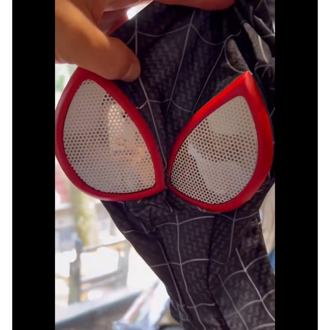 スパイダーマン マスク コスプレ パーカー ハロウィン エンタメ/ホビーのコスプレ(衣装)の商品写真