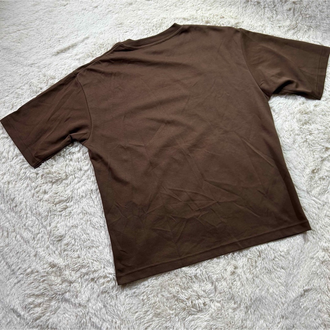 UNIQLO(ユニクロ)のUNIQLOユニクロ　エアリズムコットンオーバーサイズTシャツ（5分袖）　 L メンズのトップス(Tシャツ/カットソー(半袖/袖なし))の商品写真