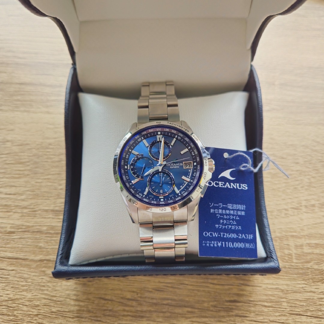 CASIO(カシオ)のCASIO オシアナス OCW-T2600-2A3JF メンズの時計(腕時計(アナログ))の商品写真