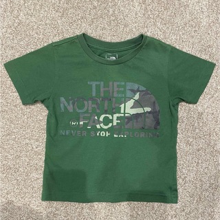ザノースフェイス(THE NORTH FACE)のノースフェイス キッズ　Tシャツ　100 グリーン(Tシャツ/カットソー)