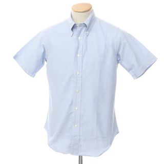 インディヴィジュアライズドシャツ(INDIVIDUALIZED SHIRTS)の【中古】インディビジュアライズドシャツ INDIVIDUALIZED SHIRTS コットン ボタンダウン 半袖シャツ ライトブルー【サイズ15】【メンズ】(シャツ)