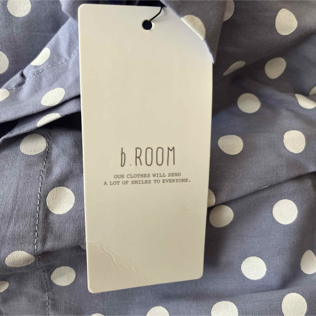b.Room(ビールーム)のb・ROOM ドットシャーリングキャミソール×パンツセットアップ キッズ/ベビー/マタニティのキッズ服女の子用(90cm~)(Tシャツ/カットソー)の商品写真