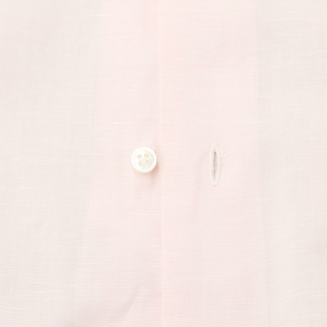 BARBA(バルバ)の【中古】バルバ BARBA コットンリネン レギュラーカラー カジュアルシャツ ライトピンク【サイズ41】【メンズ】 メンズのトップス(シャツ)の商品写真