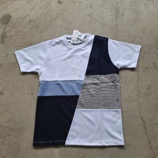 イッカ(ikka)の【新品】ikka ブロックスポンチ切り替えTシャツ(Tシャツ/カットソー(半袖/袖なし))