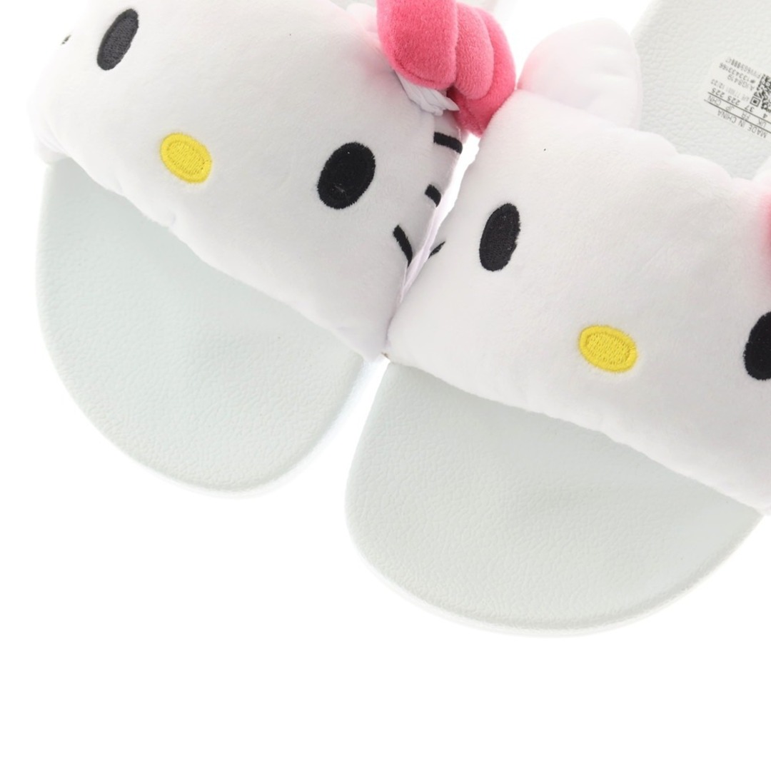 adidas(アディダス)の【中古】【未使用】アディダス adidas × HELLO KITTY ハローキティ サンダル ホワイト【サイズ22.5cm】【レディース】 レディースの靴/シューズ(サンダル)の商品写真