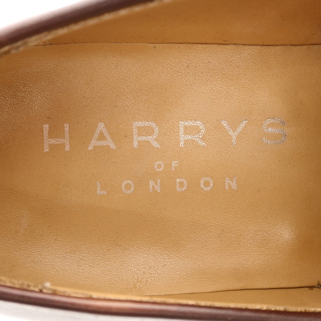 【中古】ハリーズ オブ ロンドン Harrys of London コインローファー ブラウン【サイズ38 1/2】【メンズ】 メンズの靴/シューズ(ドレス/ビジネス)の商品写真