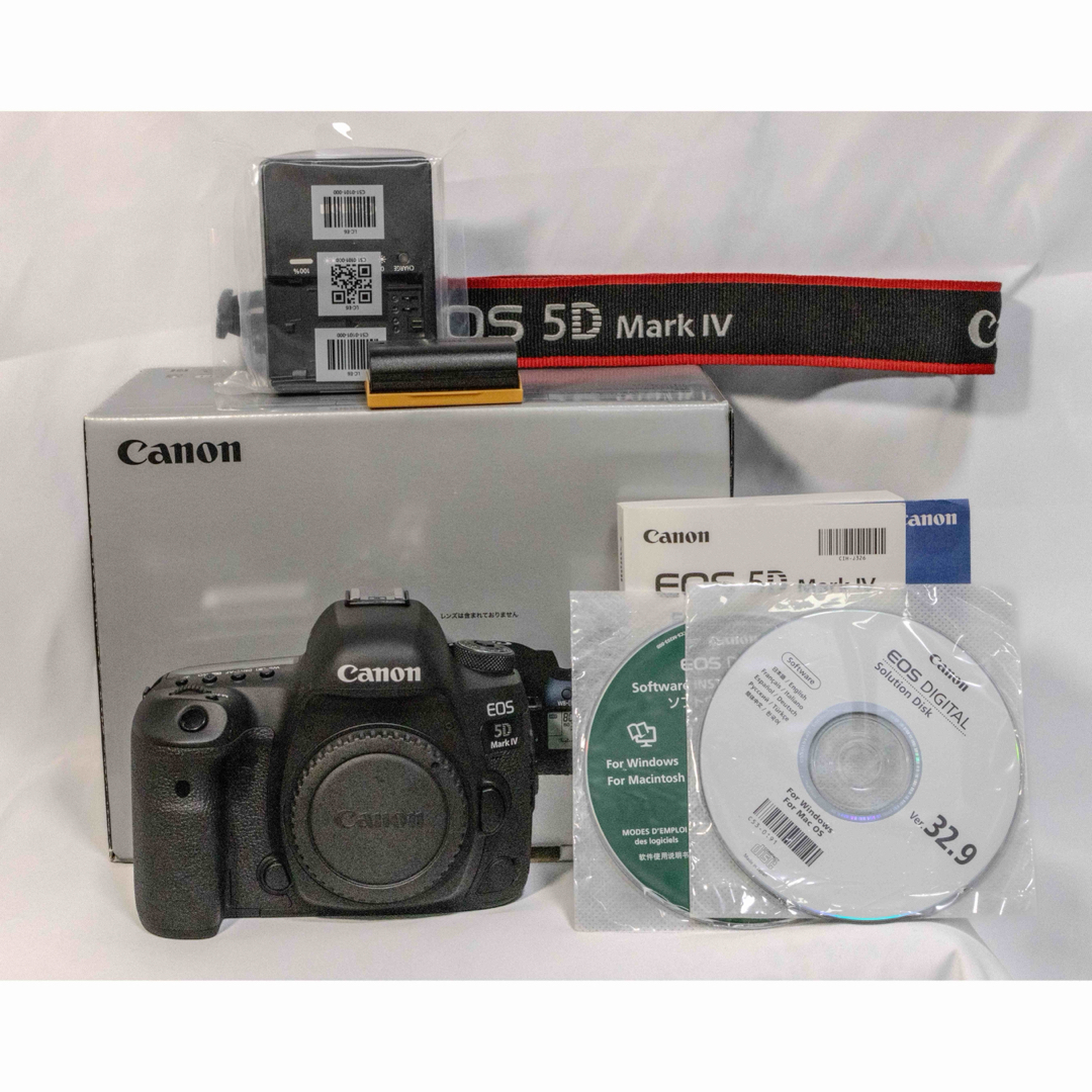 Canon(キヤノン)の★Canon一眼レフ EOS 5D MARK4 ボディ一式　おまけ追加！ スマホ/家電/カメラのカメラ(デジタル一眼)の商品写真