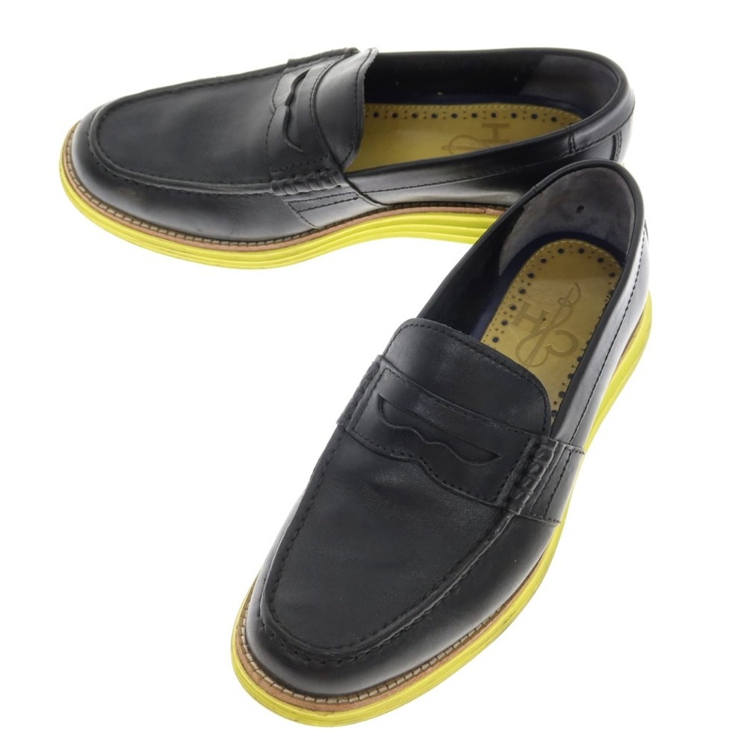 Cole Haan(コールハーン)の【中古】コールハーン COLE HAAN LUNARGRAND レザー ローファー ブラック【サイズ6.5】【メンズ】 メンズの靴/シューズ(ドレス/ビジネス)の商品写真