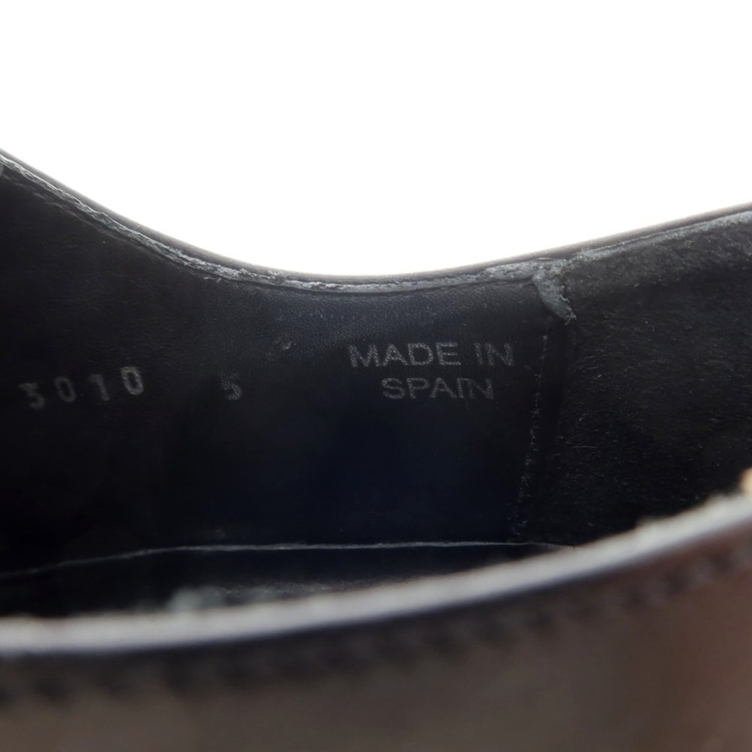 Berwick(バーウィック)の【中古】バーウィック BERWICK レザー ストレートチップ ドレスシューズ ブラック【サイズ5】【メンズ】 メンズの靴/シューズ(ドレス/ビジネス)の商品写真