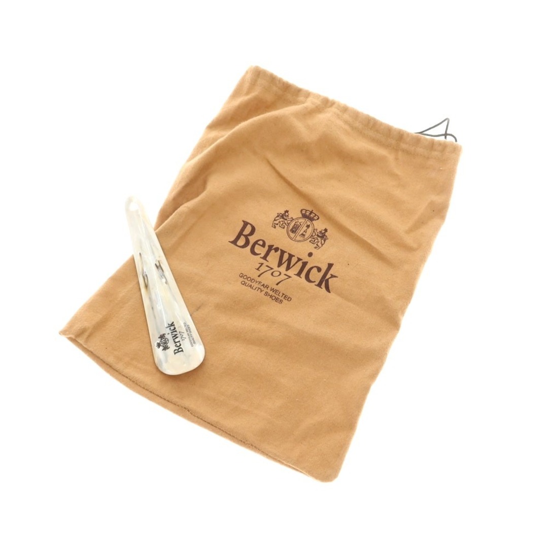 Berwick(バーウィック)の【中古】バーウィック BERWICK レザー ストレートチップ ドレスシューズ ブラック【サイズ5】【メンズ】 メンズの靴/シューズ(ドレス/ビジネス)の商品写真