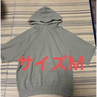 フィアオブゴッド(FEAR OF GOD)のFOG  Essentials  ５部袖パーカーサイズM fear of GOD(パーカー)