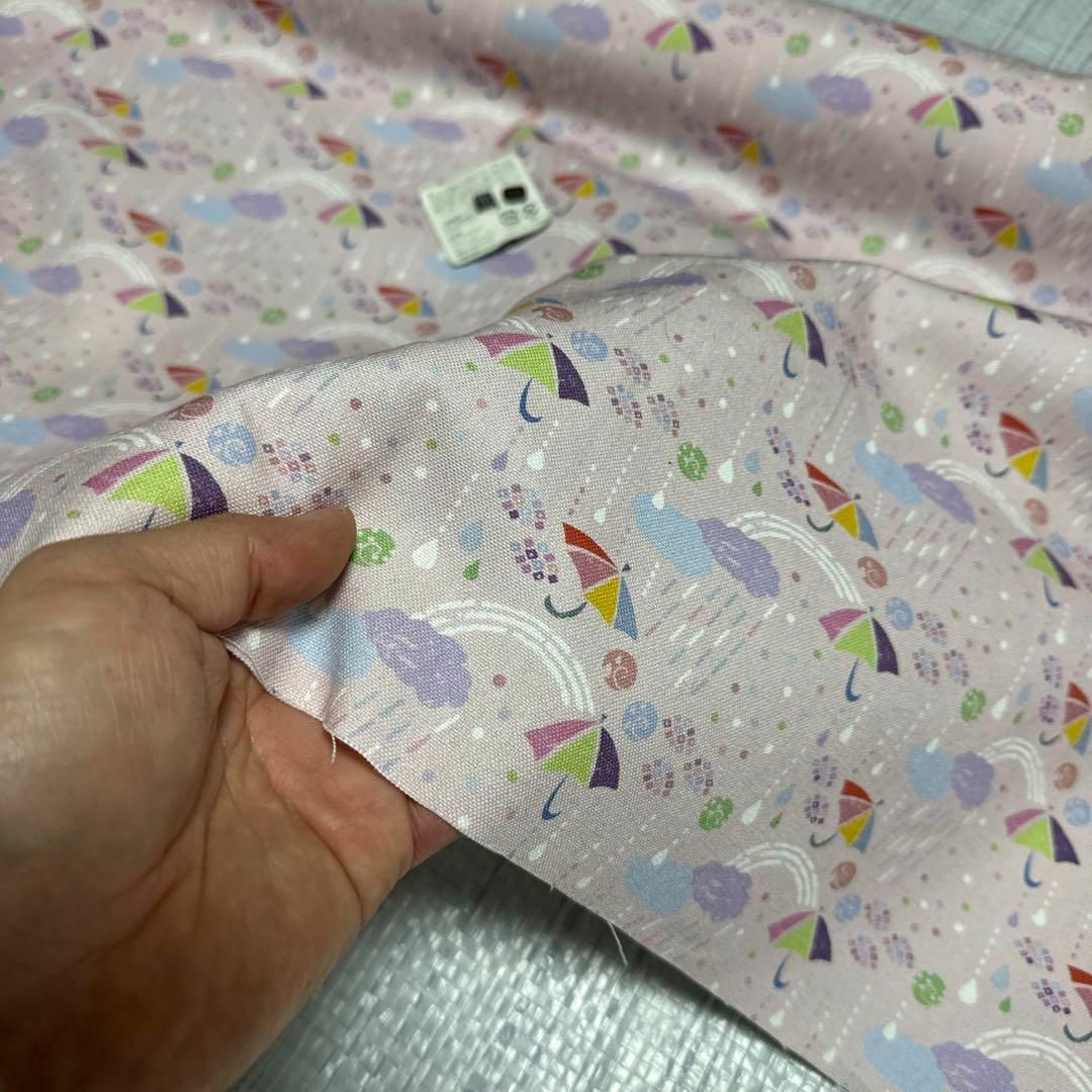 布地生地1m no2612傘柄キャンバスうすピンク ハンドメイドの素材/材料(生地/糸)の商品写真