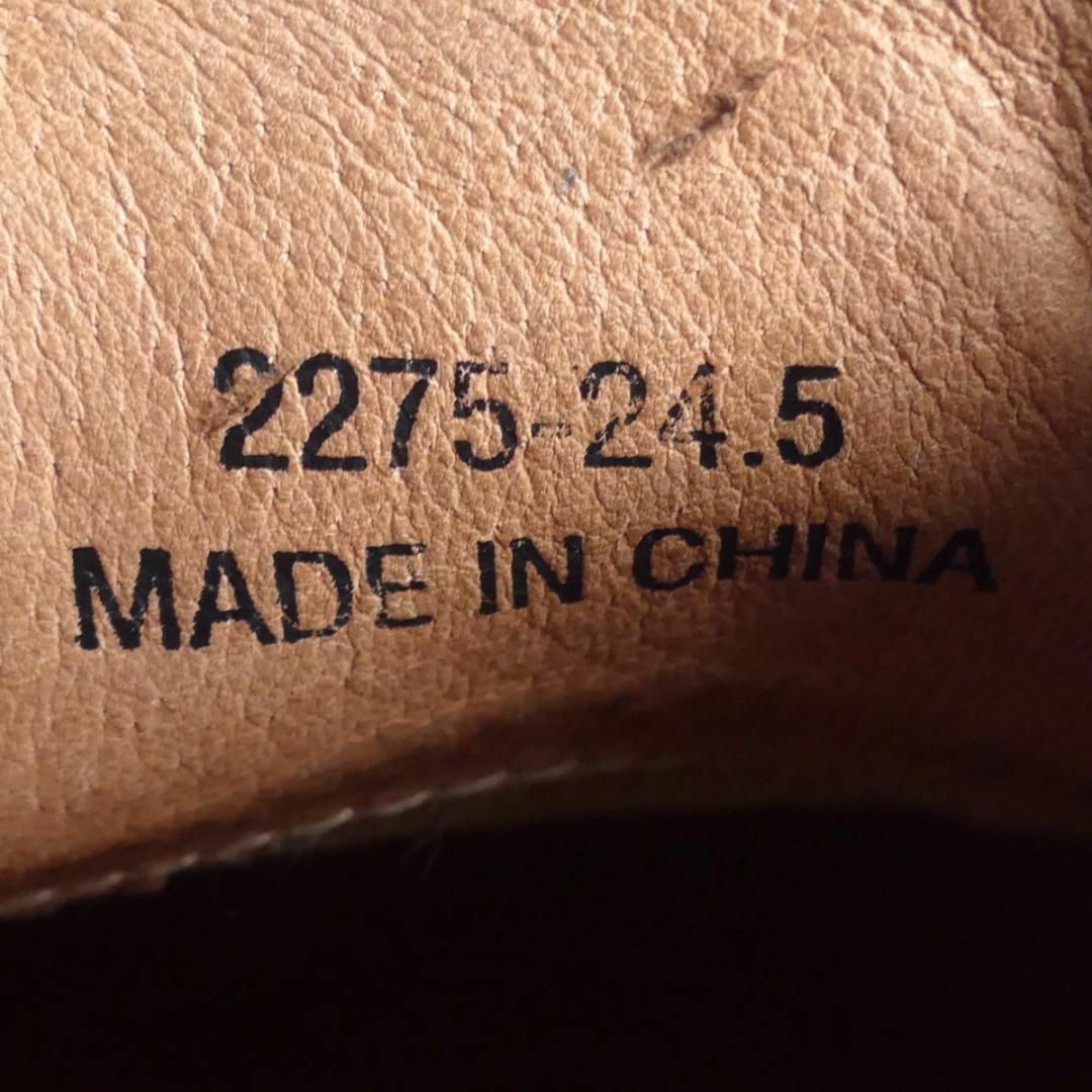 ZIPPO(ジッポー)のZIPPO ジッポ チャッカブーツ 本革 24.5 メンズ 茶 NR3789 メンズの靴/シューズ(ブーツ)の商品写真