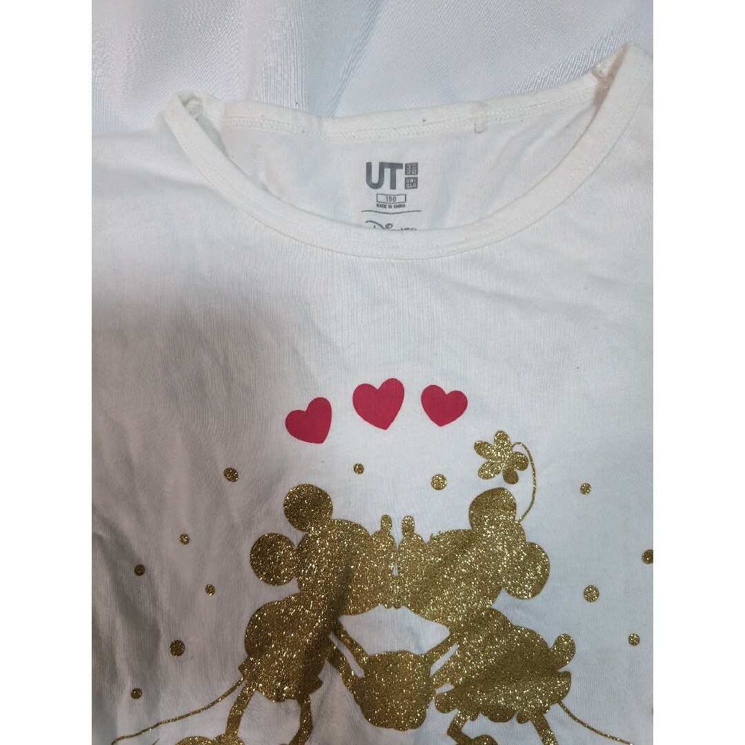 UNIQLO(ユニクロ)の購入も可。『同封無料』薄手長袖Tシャツ キッズ/ベビー/マタニティのキッズ服女の子用(90cm~)(その他)の商品写真