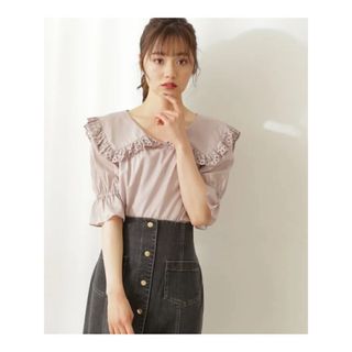 プロポーションボディドレッシング(PROPORTION BODY DRESSING)のプロポーション☆ カットワークエンブロイダリーブラウス(シャツ/ブラウス(半袖/袖なし))