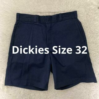 ディッキーズ(Dickies)のDickies デッキーズ　パンツ　ワーク　ショート　32 ネイビー　紺色(ショートパンツ)