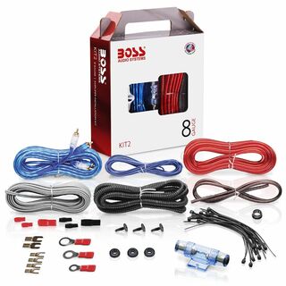 BOSS Audio Systems KIT2 アンプ取り付け用ワイヤーキット (その他)