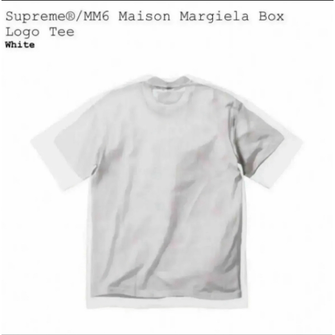 Supreme(シュプリーム)のSupreme x MM6 Maison Margiela Tシャツ　ホワイト メンズのトップス(Tシャツ/カットソー(半袖/袖なし))の商品写真