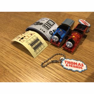 トーマス・トミカシリーズ - トーマス ジェームス キーホルダー ガチャガチャ