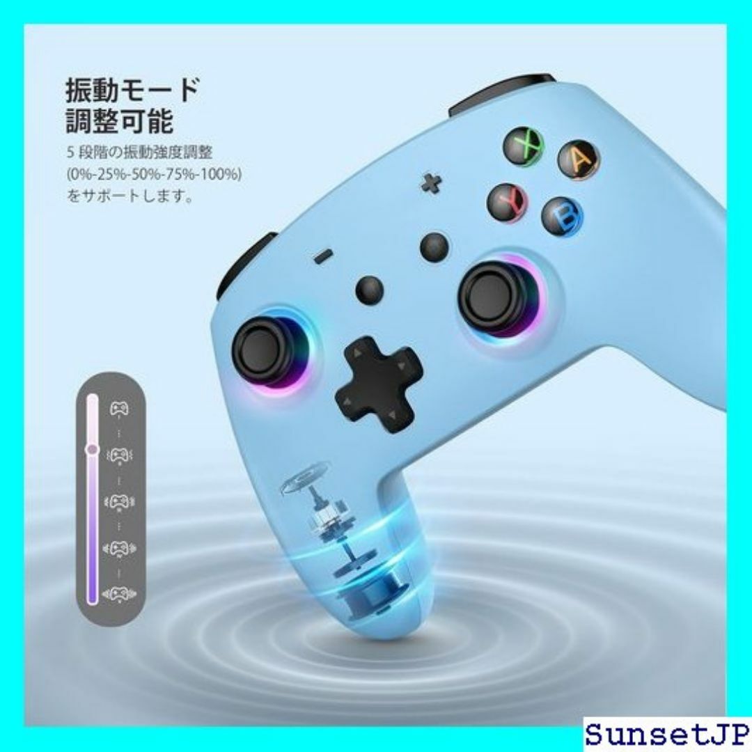 ☆未使用☆ Switch コントローラー ワイヤレス Bl コン ブルー 125 スマホ/家電/カメラのスマホ/家電/カメラ その他(その他)の商品写真