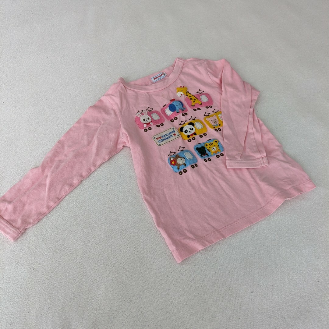 mikihouse(ミキハウス)のミキハウス　110 長袖　スカートセット キッズ/ベビー/マタニティのキッズ服女の子用(90cm~)(Tシャツ/カットソー)の商品写真