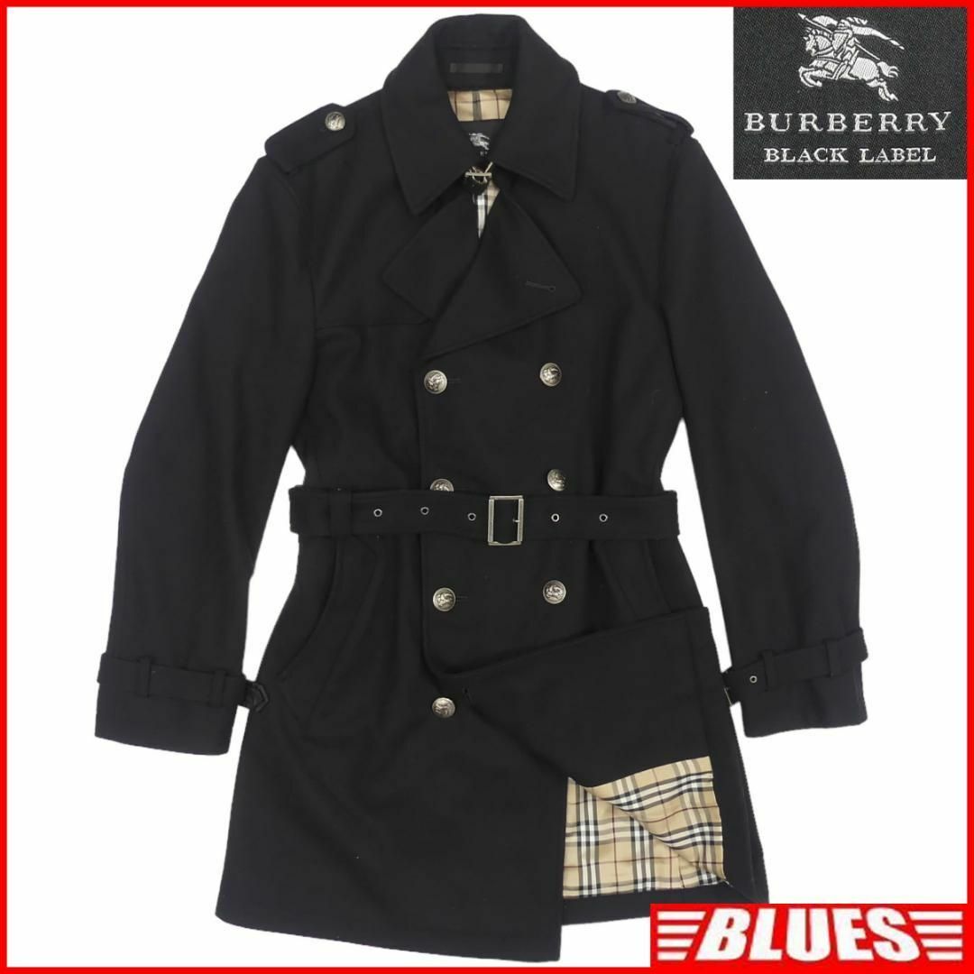 BURBERRY BLACK LABEL(バーバリーブラックレーベル)のナポレオンコート バーバリーブラックレーベル ノバチェック トレンチ JJ886 メンズのジャケット/アウター(トレンチコート)の商品写真