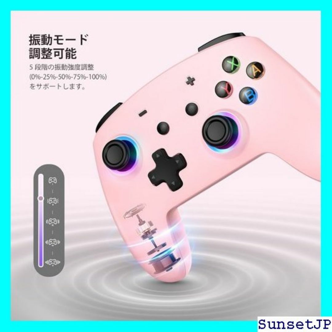 ☆未使用☆ Switch コントローラー ワイヤレス Bl コン ピンク 126 スマホ/家電/カメラのスマホ/家電/カメラ その他(その他)の商品写真