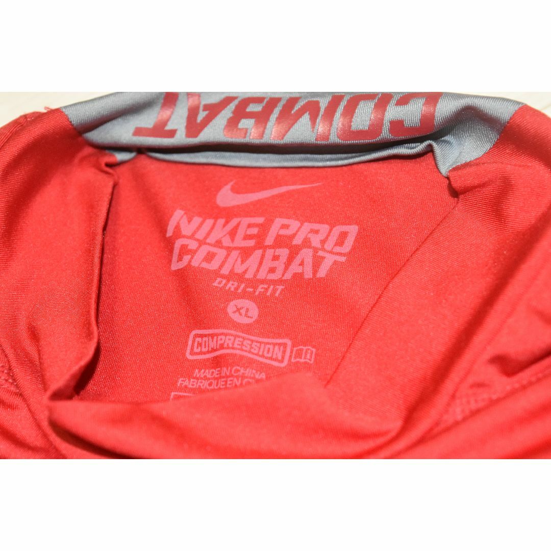 NIKE(ナイキ)のNIKE PRO COMBAT コンプレッション　XL　レッド メンズのトップス(Tシャツ/カットソー(半袖/袖なし))の商品写真