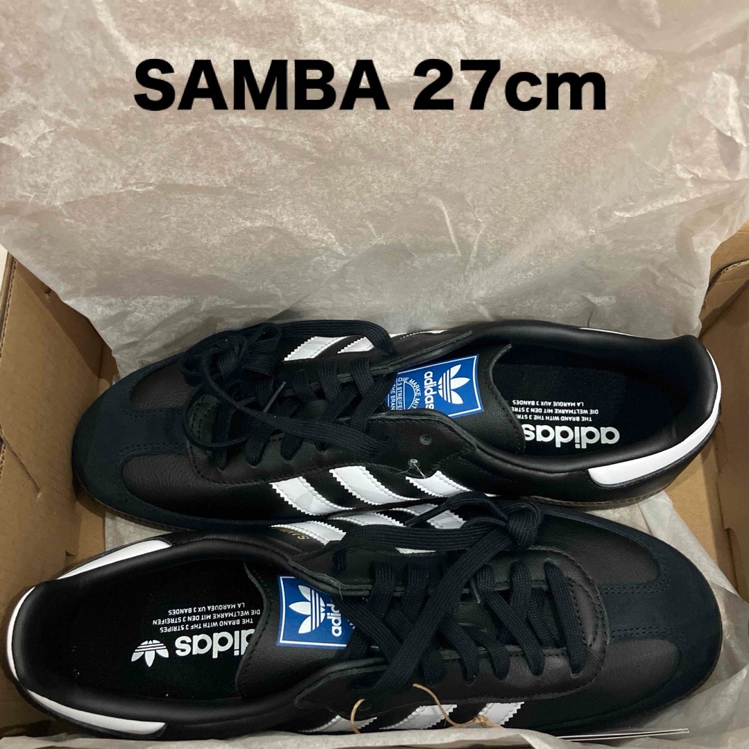 adidas(アディダス)の新品 27cm adidas SAMBA OG Black White Gum メンズの靴/シューズ(スニーカー)の商品写真