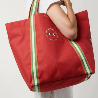 アニヤハインドマーチ(ANYA HINDMARCH)の赤【香港限定】AnyaHindmarch x city'super  エコバッグ(トートバッグ)