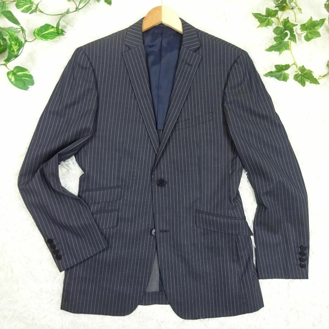 BURBERRY BLACK LABEL(バーバリーブラックレーベル)のバーバリーブラックレーベル　スーツ セットアップ　ウール&シルク　XL　日本製 メンズのスーツ(セットアップ)の商品写真