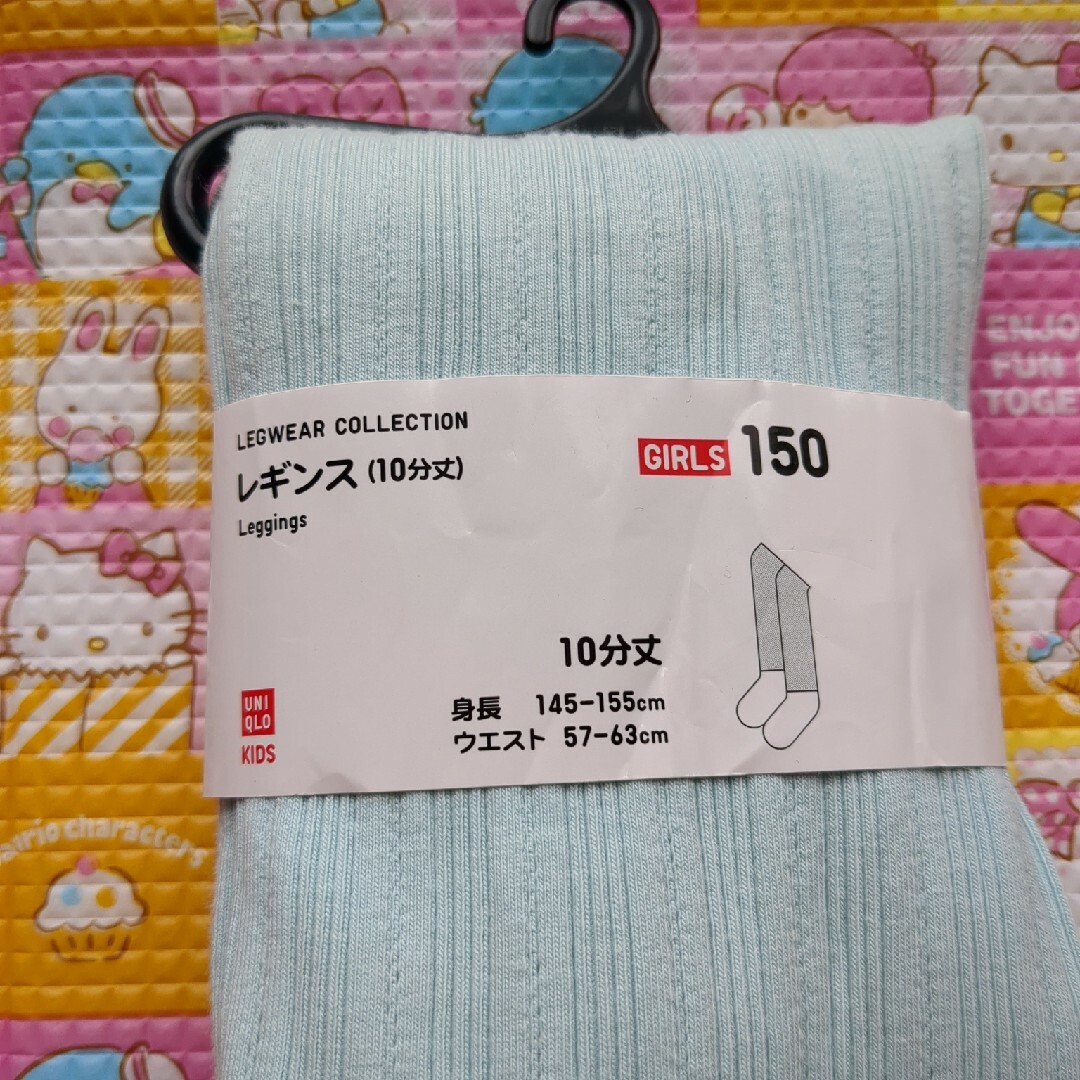 UNIQLO(ユニクロ)のガールズ　レギンス キッズ/ベビー/マタニティのキッズ服女の子用(90cm~)(パンツ/スパッツ)の商品写真