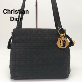 クリスチャンディオール(Christian Dior)の美品✨クリスチャンディオール　トートバッグ　ヴィンテージ　ブラック　黒(トートバッグ)