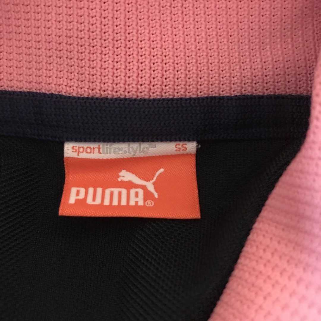 PUMA(プーマ)の美品 プーマ ジャージ トラックジャケット サイドライン 刺繍 デカロゴ レディースのトップス(その他)の商品写真