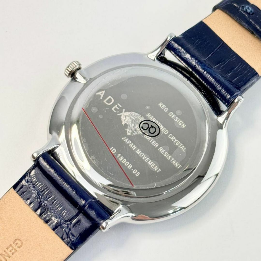 ADEXE(アデクス)の【ADEXE】GRANDE アデクス グランデ 腕時計 ネイビー インスタ映え メンズの時計(腕時計(アナログ))の商品写真