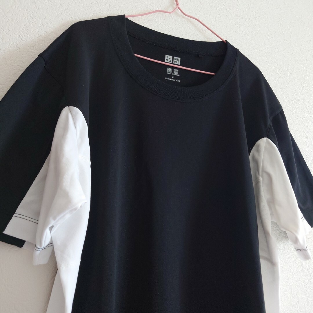 UNIQLO(ユニクロ)のUNIQLO dry-EX Ｌ メンズのトップス(Tシャツ/カットソー(半袖/袖なし))の商品写真