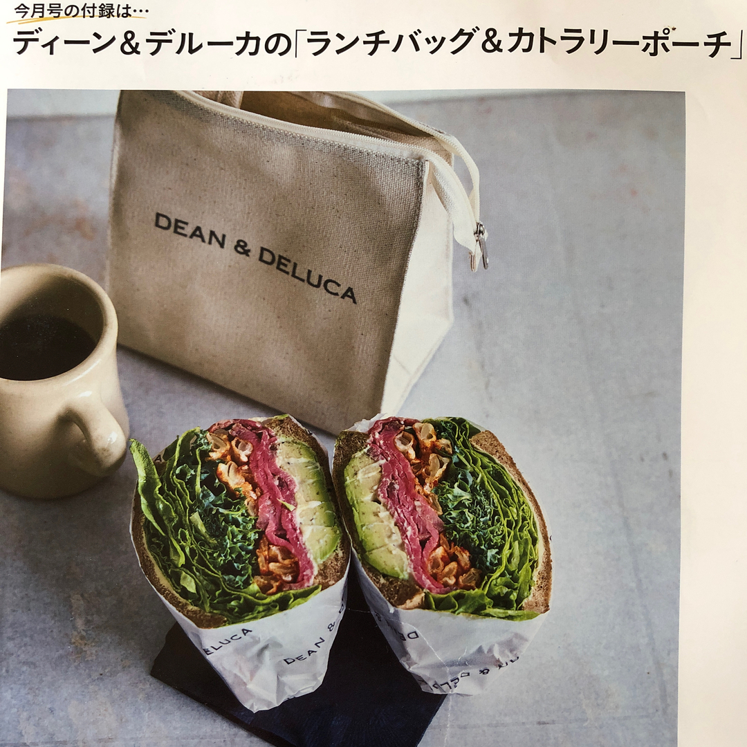 DEAN & DELUCA(ディーンアンドデルーカ)のお値下げ　ディーン&デルーカ　ランチバッグ&カトラリーポーチ レディースのバッグ(その他)の商品写真