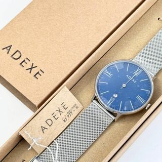 アデクス(ADEXE)の【ADEXE】GRANDE アデクス グランデ 腕時計 シルバー インスタ映え(腕時計(アナログ))