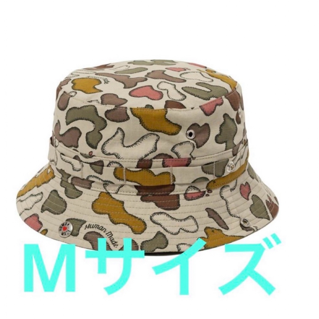 HUMAN MADE(ヒューマンメイド)のヒューマンメイド　KAWS MADE CAMO BUCKET HAT メンズの帽子(ハット)の商品写真