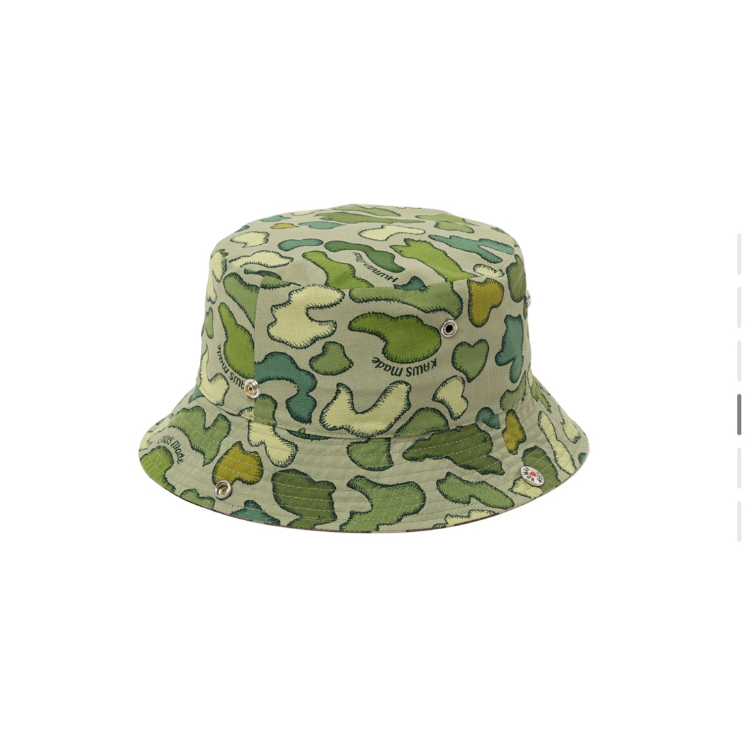 HUMAN MADE(ヒューマンメイド)のヒューマンメイド　KAWS MADE CAMO BUCKET HAT メンズの帽子(ハット)の商品写真