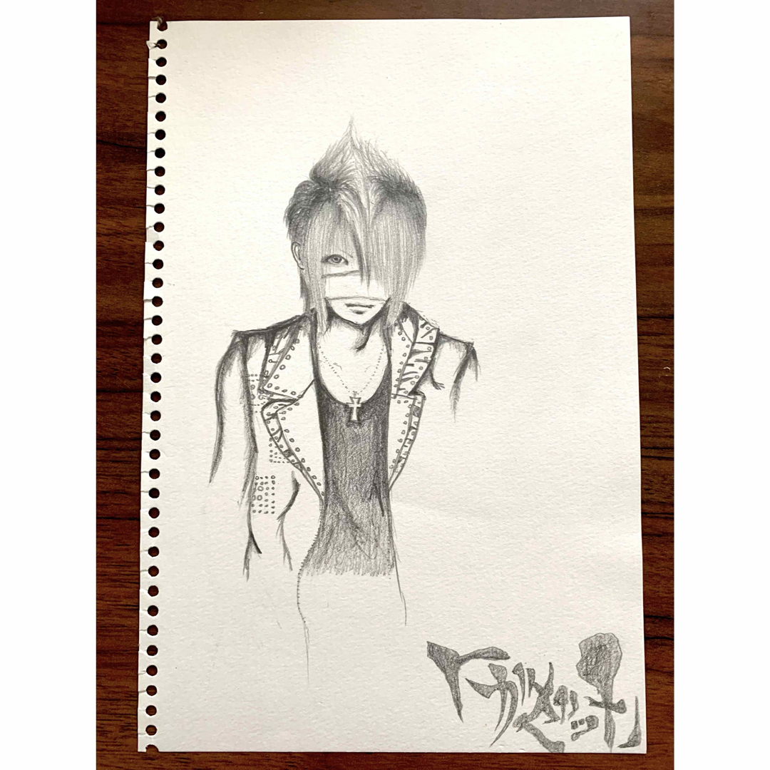 the GazettE REITA ガゼット れいた　自作イラスト エンタメ/ホビーの本(アート/エンタメ)の商品写真