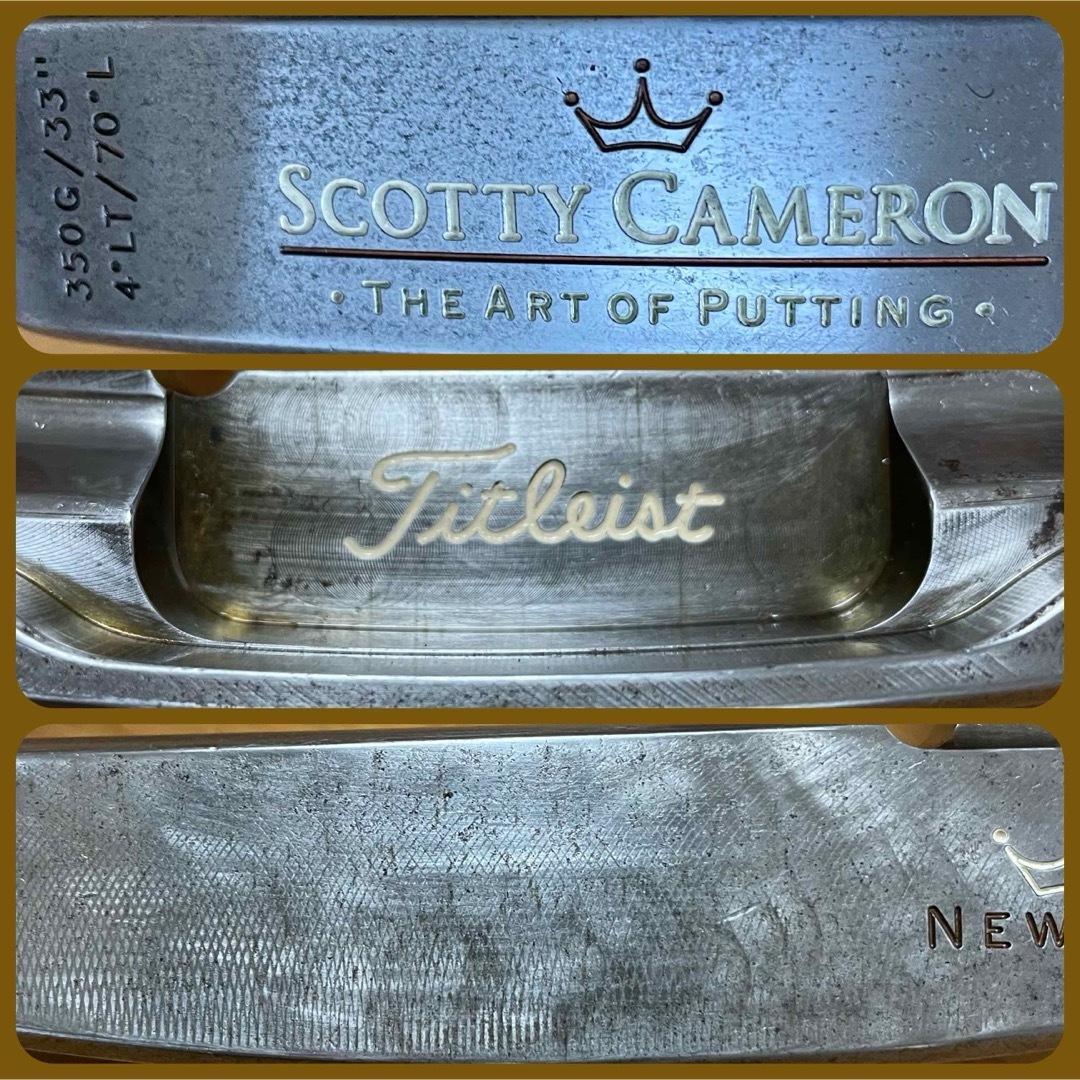 Scotty Cameron(スコッティキャメロン)の超希少オリジナル良品 クラシック ニューポート（オイルカン）350G カバーあり スポーツ/アウトドアのゴルフ(クラブ)の商品写真