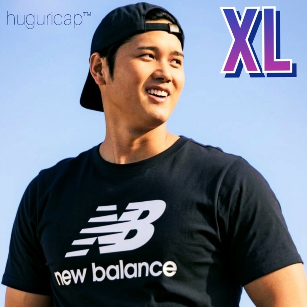 New Balance(ニューバランス)の本物 New Balance 大谷翔平選手着用 Tシャツ ブラック XL メンズのトップス(Tシャツ/カットソー(半袖/袖なし))の商品写真