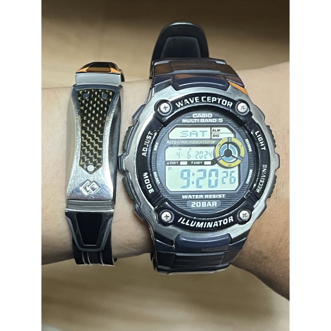 CASIO(カシオ)のCASIO カシオ スポーツギア 電波腕時計 マリンスポーツ 水泳可能 防水時計 メンズの時計(腕時計(デジタル))の商品写真